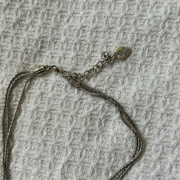 Brighton Elegant Silver Heart Pendant Necklace - Picture 2 of 3